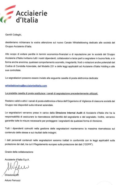 Unione Sindacale di Base: Acciaierie d'Italia incita i ...